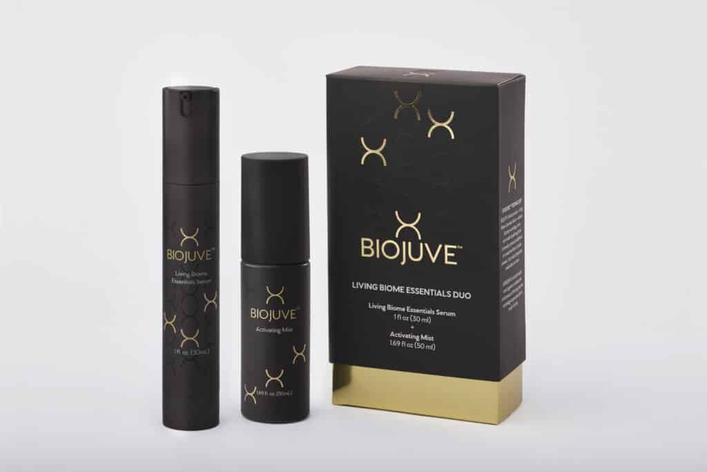 Biojuve bottles and boxes