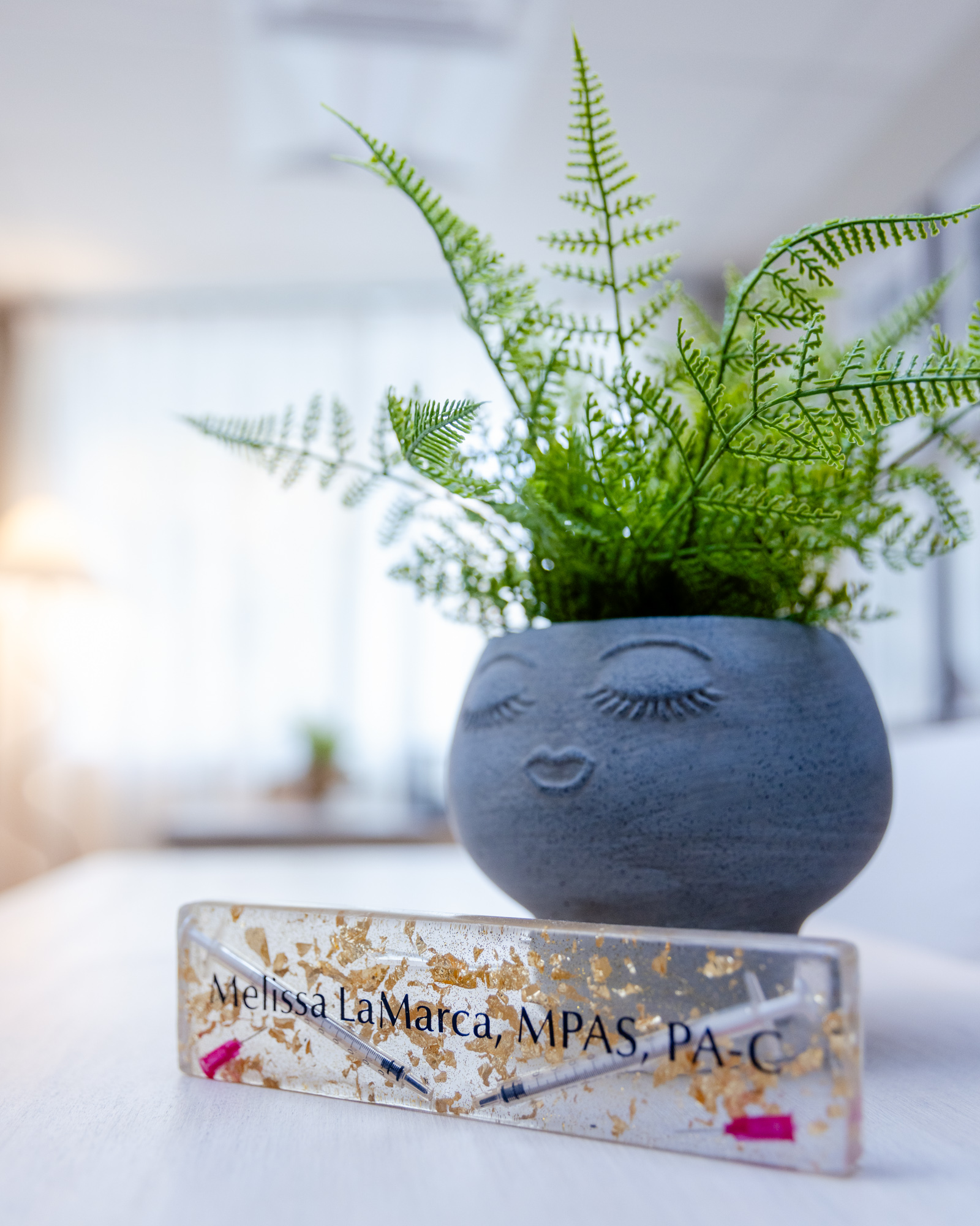 Photo of Plant and nameplate