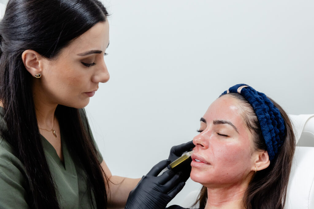 Photo of nurse with patient